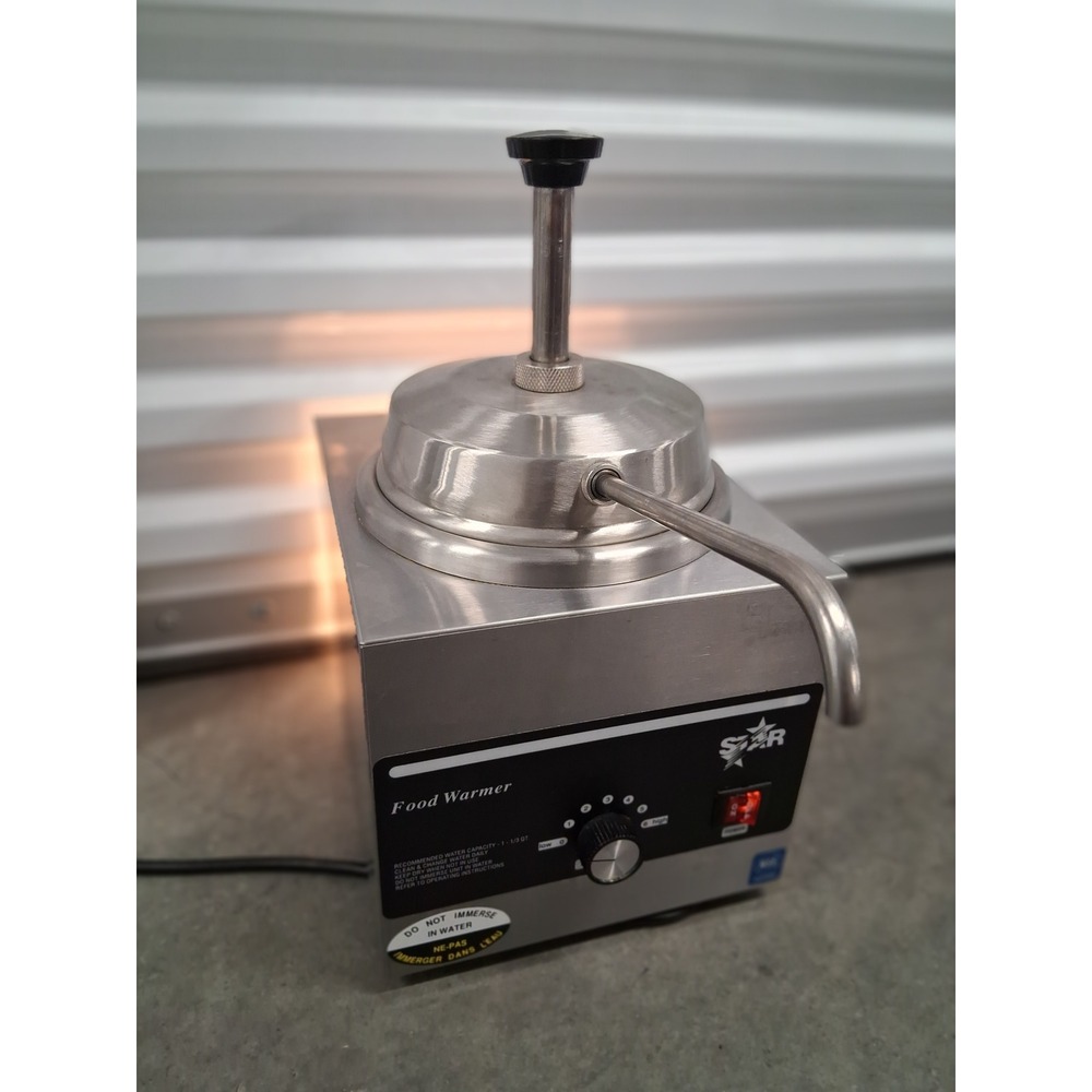 Star Food Warmer Stainless Steel Pump Dispenser Commercial  1-1/3 Qt 3WLAP